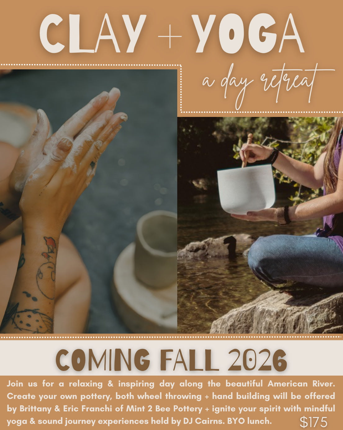 Clay + Yoga:  a day retreat
